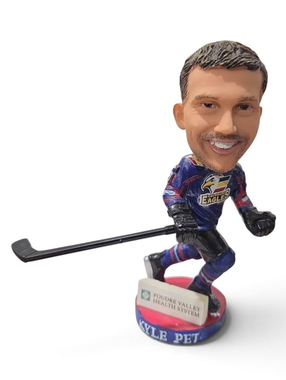 Colorado Eagles Kyle Peto #5 Custom Hockey Player Bobblehead